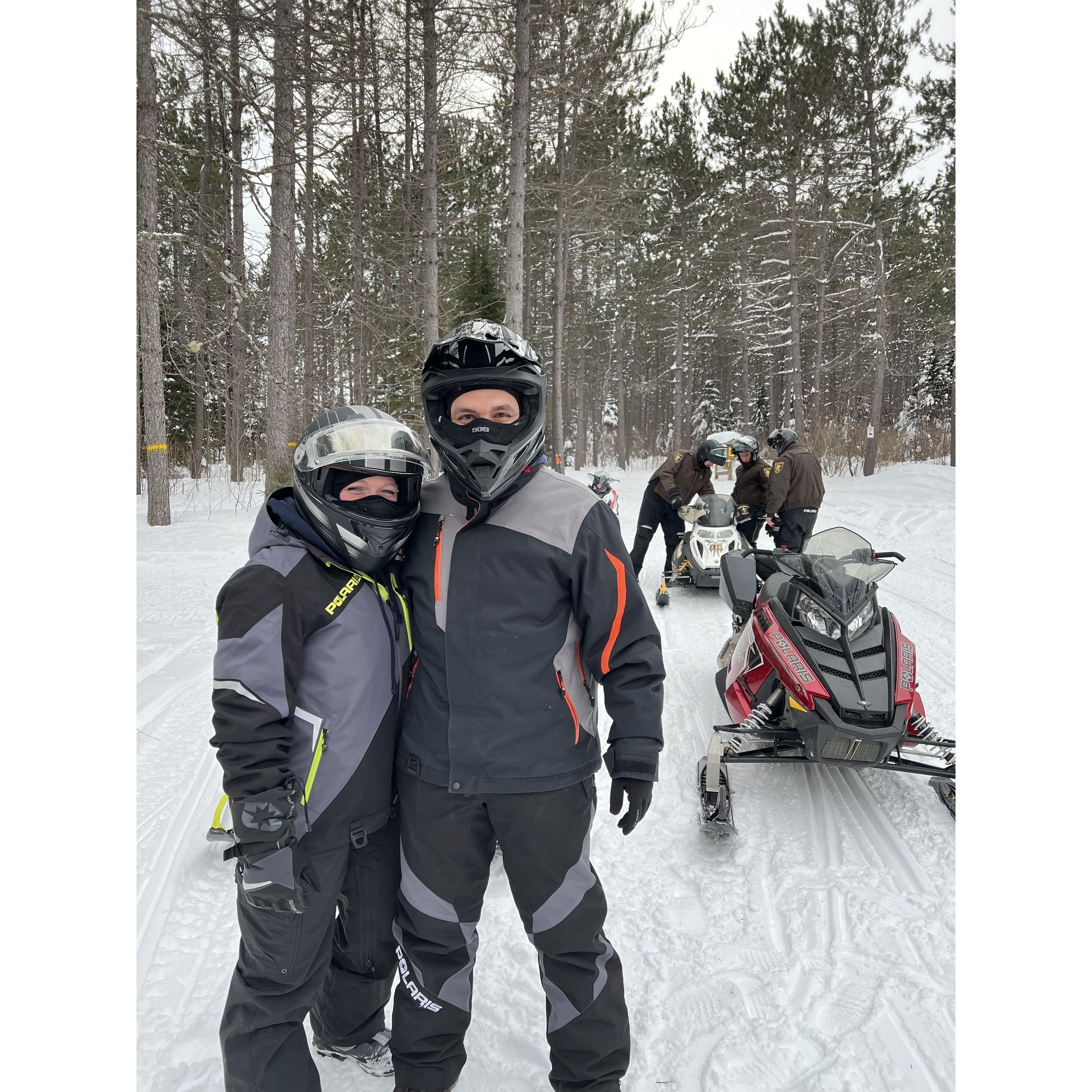 Snowmobiling mischief.... Silver Bay, MN - January '22