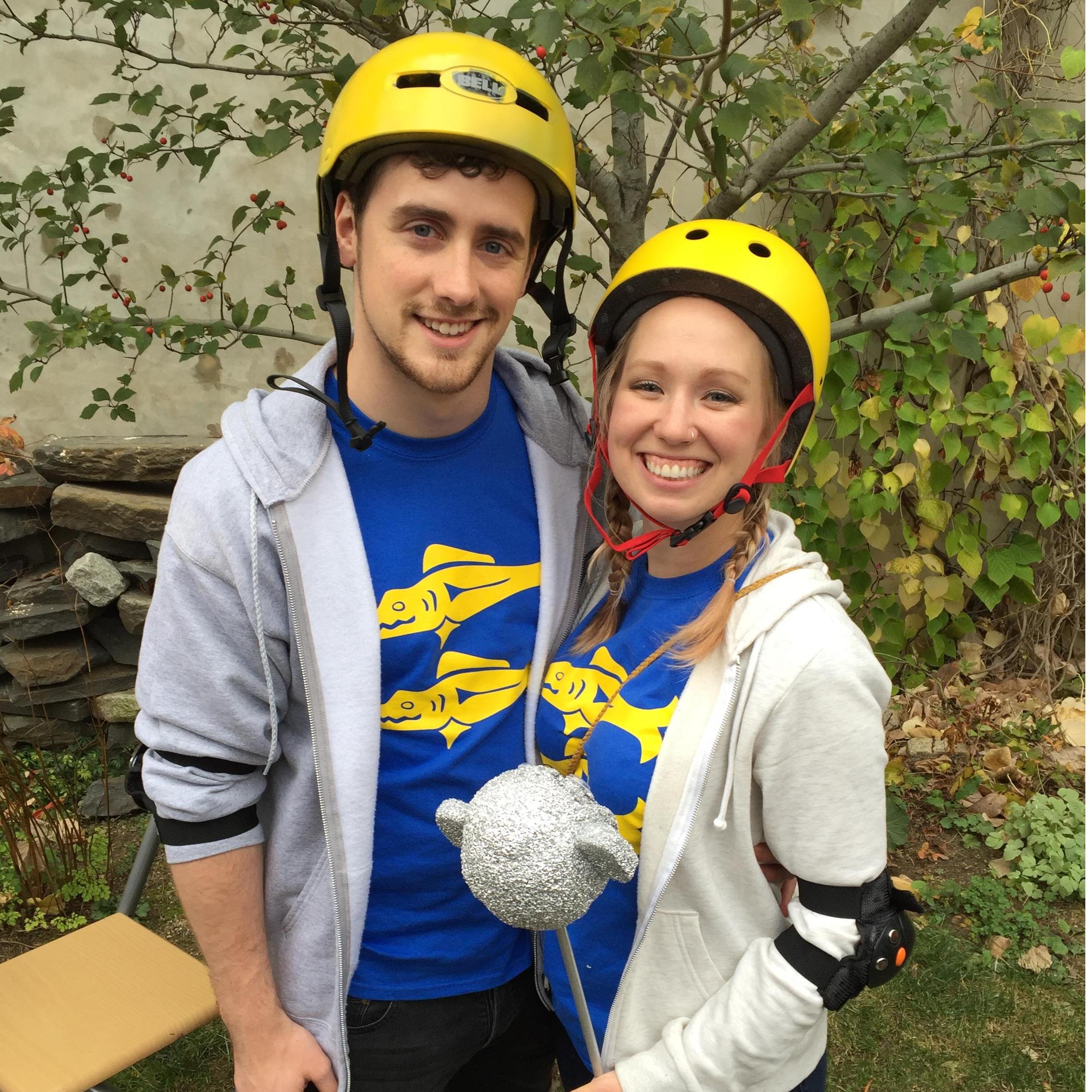 Blue Barracudas for Halloween!