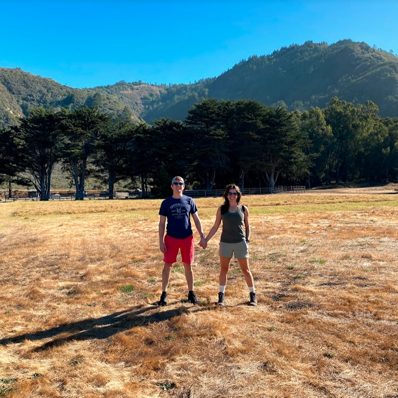 Outstanding in the field, in Big Sur