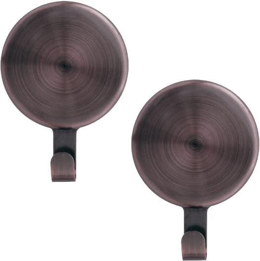 Haute Decor Attract Magnetic Wreath Hanger (Oil-Rubbed Bronze, 2-Pack) — Magnetic Wreath Hanger for Single-Pane Glass and Metal Doors — Indoor or Outdoor Heavy Duty Magnet — Holds up to 10lbs