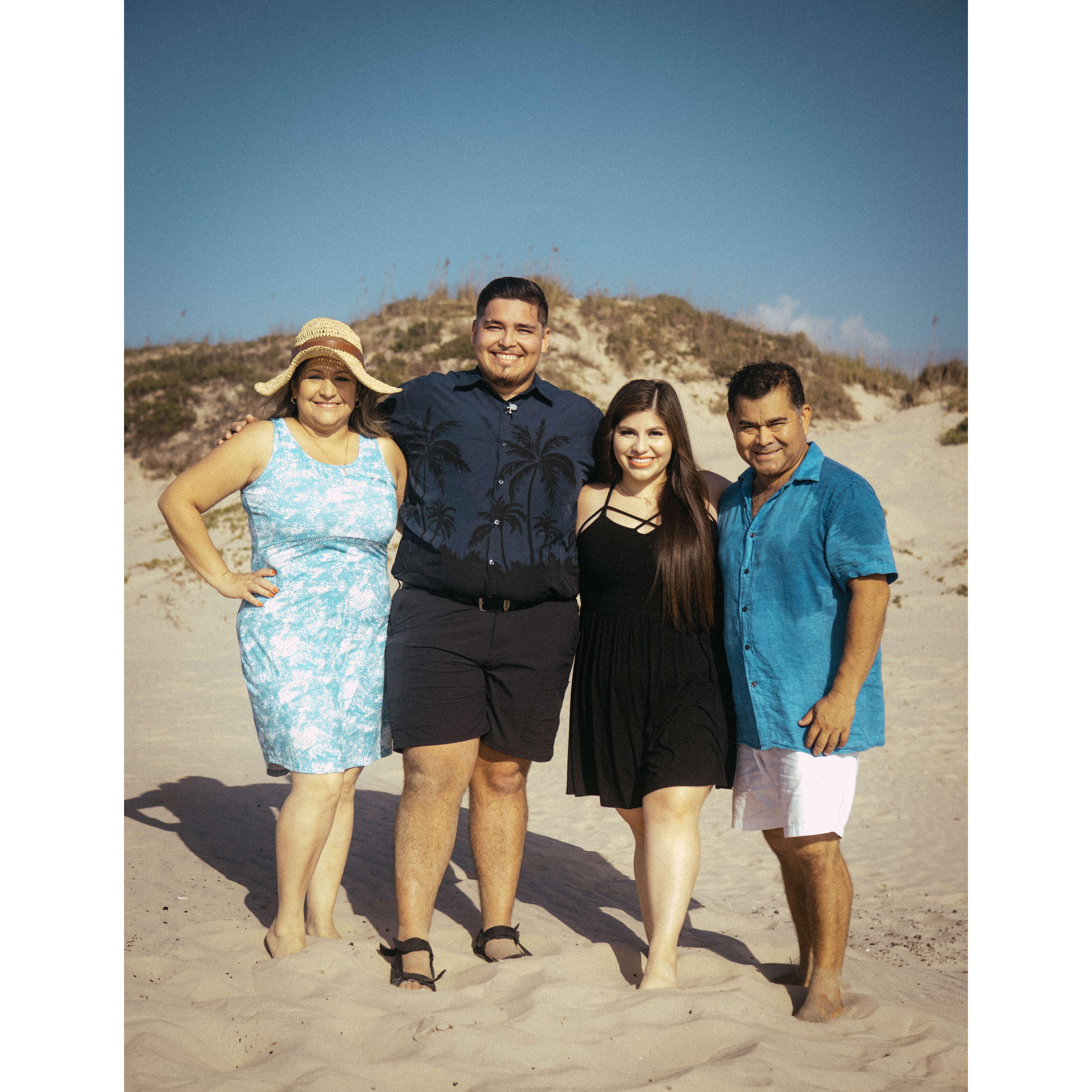 THE HAPPY COUPLE AND CLARISSA'S PARENTS