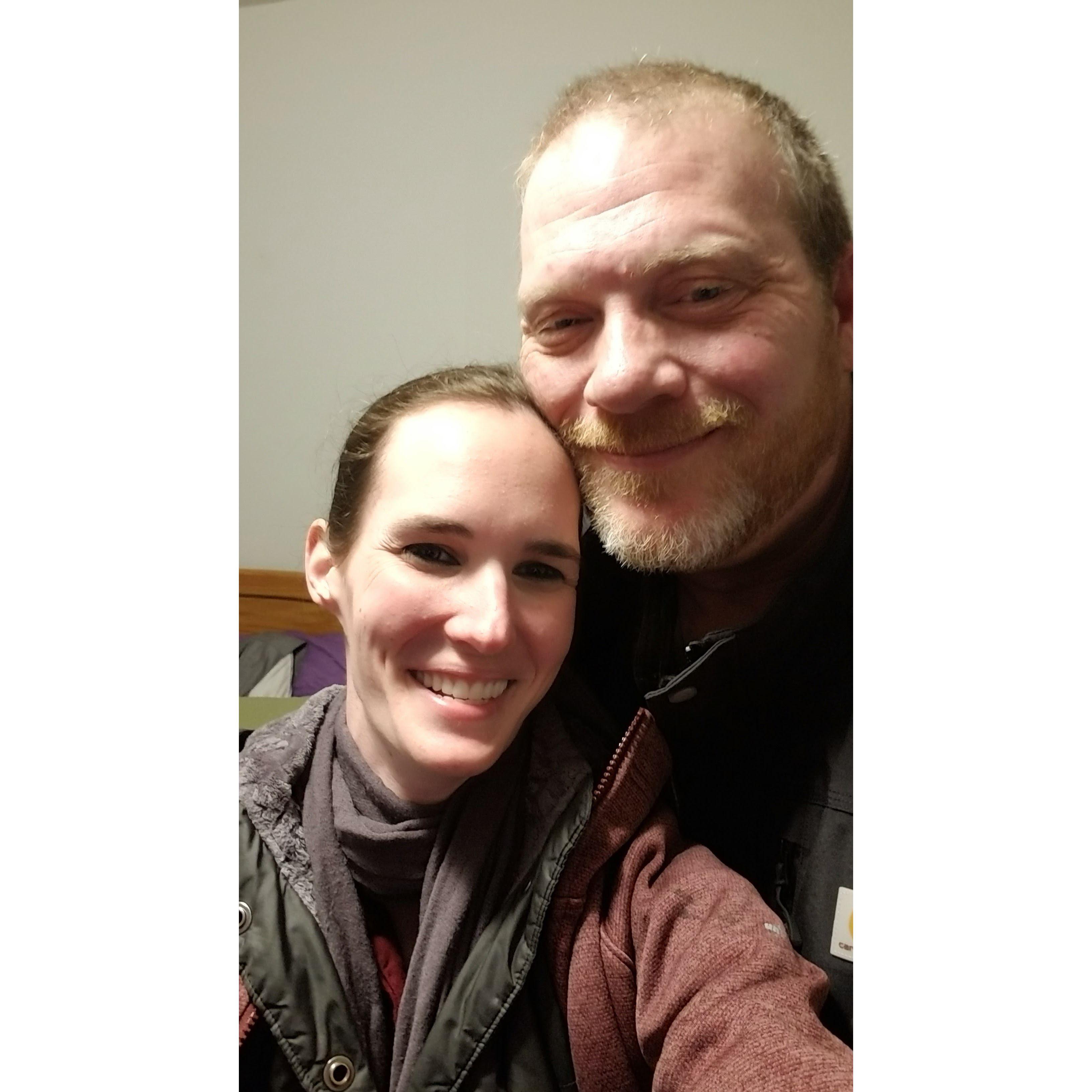 Our very first photo together