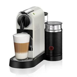 Nespresso CitiZ Coffee and Espresso Machine with Milk Frother, White