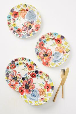 Sissinghurst Castle Side Plates, Set of 4