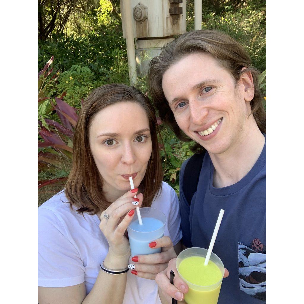 First day at Disney! Scott managed to get me here after years of convincing. Look at that smile 😊