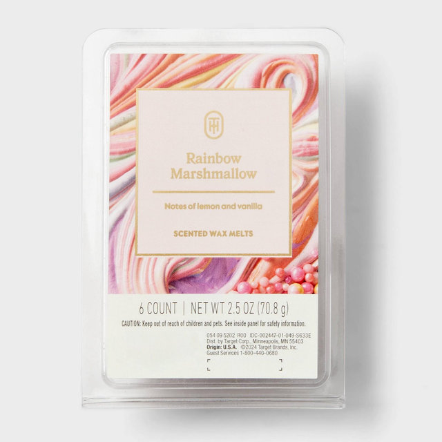 6ct Wax Melts Rainbow Marshmallow 2.5oz - Threshold™