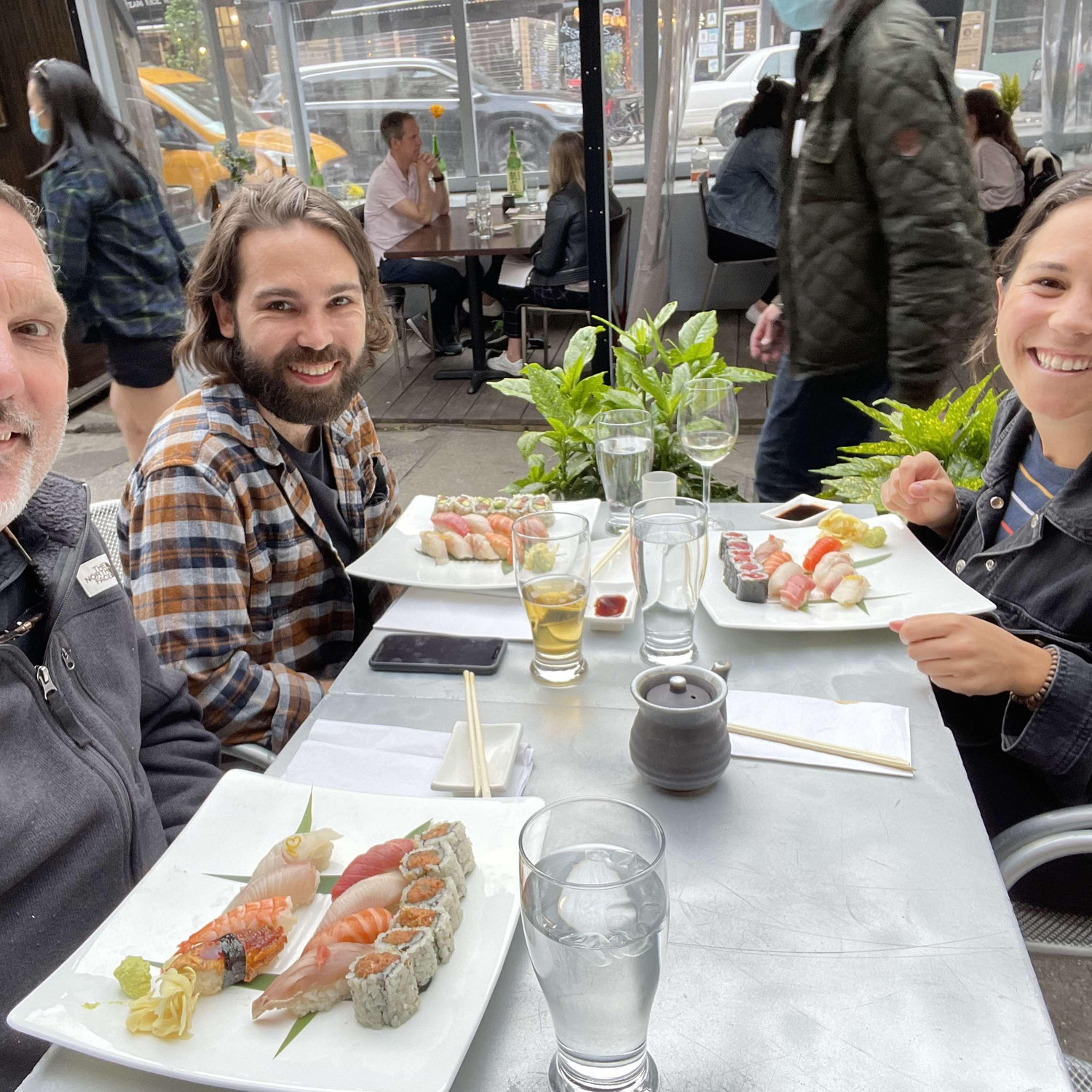 dinner with Skip after the move! NYC May 2021