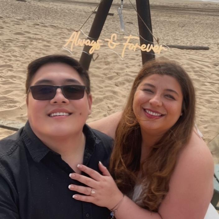 May 15, 2025 — We’re engaged!