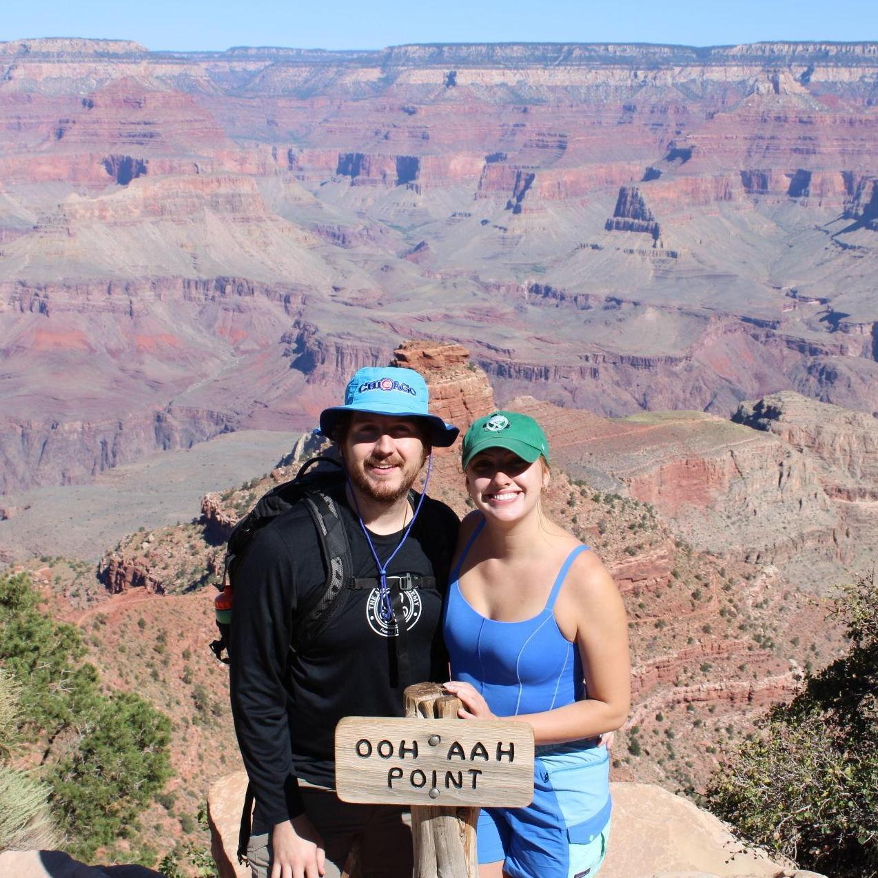 Our first camping trip together took us to the Grand Canyon