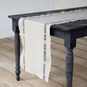Bon Appetit Linen Runner