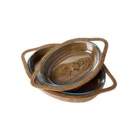 Rattan Oval Baker