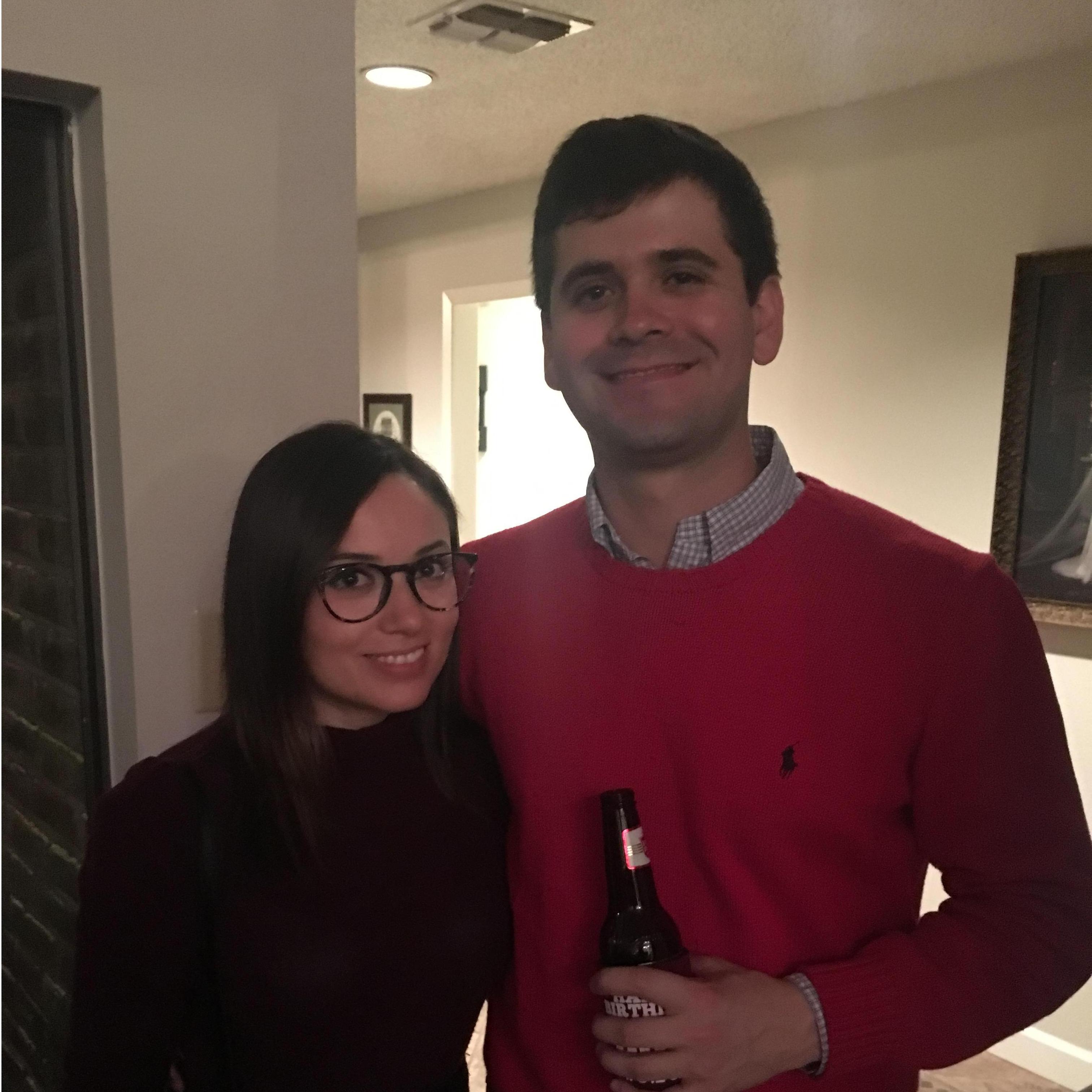Our first photo together!