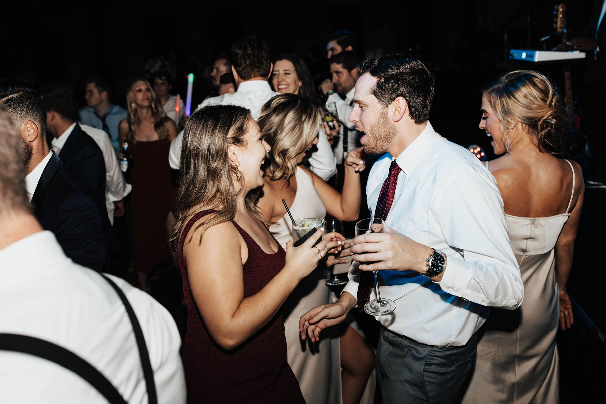 11/21/2021 Breaking down the dance floor at Ellie & Robbie's wedding.