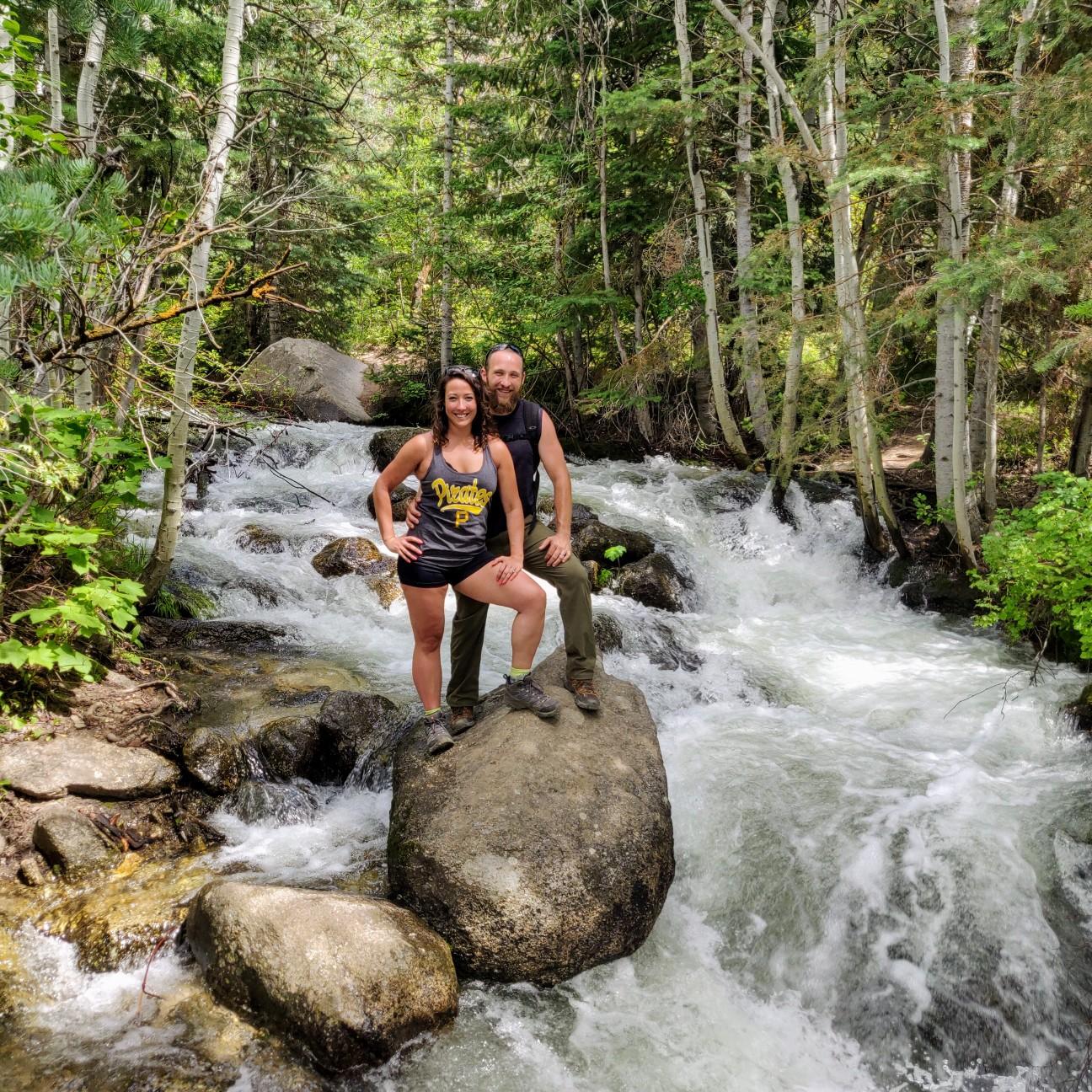 Hiking in Salt Lake City, Utah.
