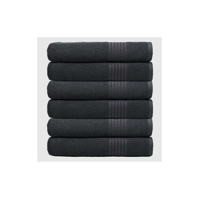 6pc Tri-Safe Bath Towel Set Gray - Trident Group
