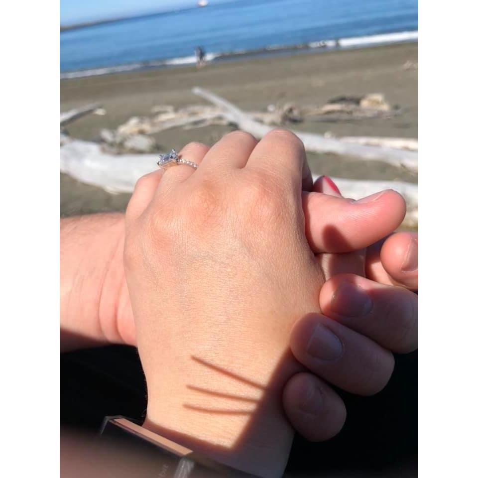 The day we got engaged.