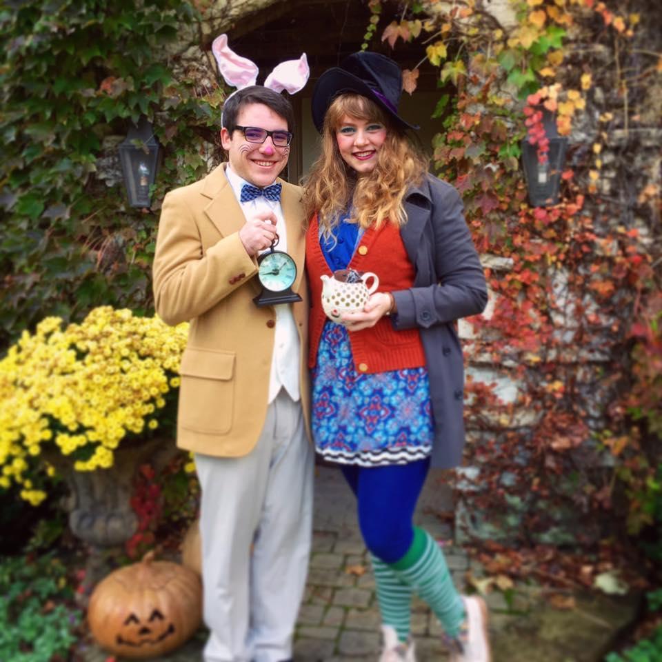 A Happy Halloween from our slice of wonderland, taken at Sara's aunt Linda's gorgeous house.