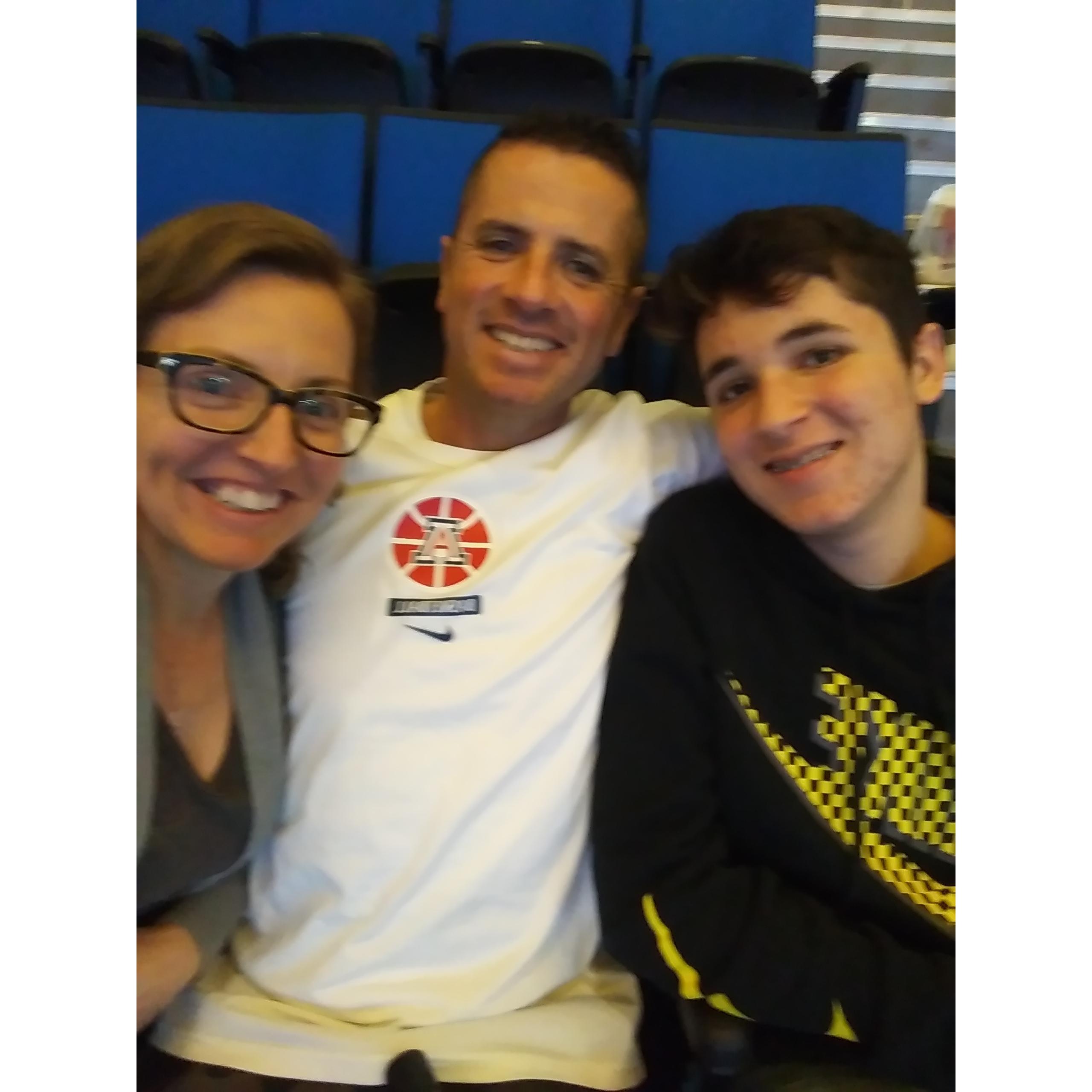 Wildcats basketball game with Diego
