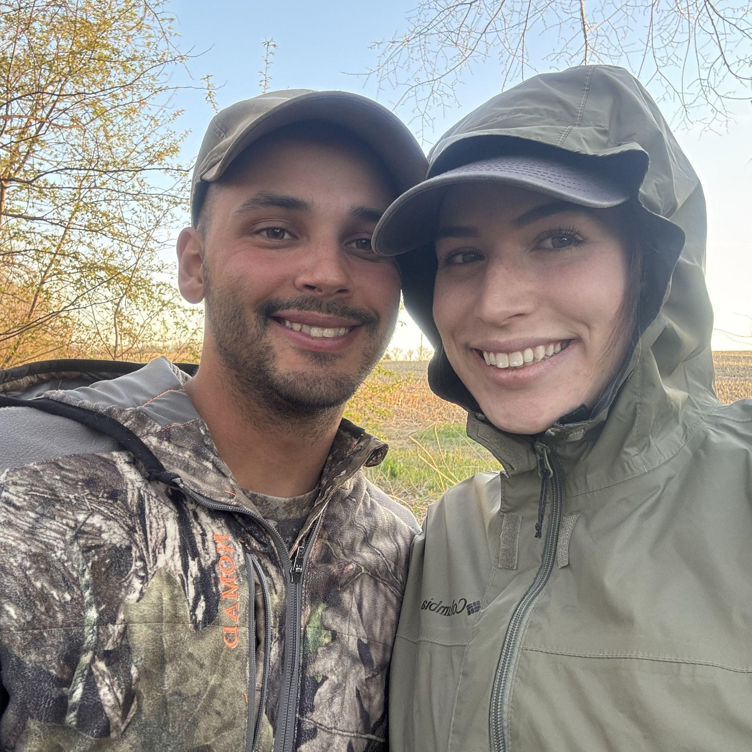 First time turkey hunting together in April 2025