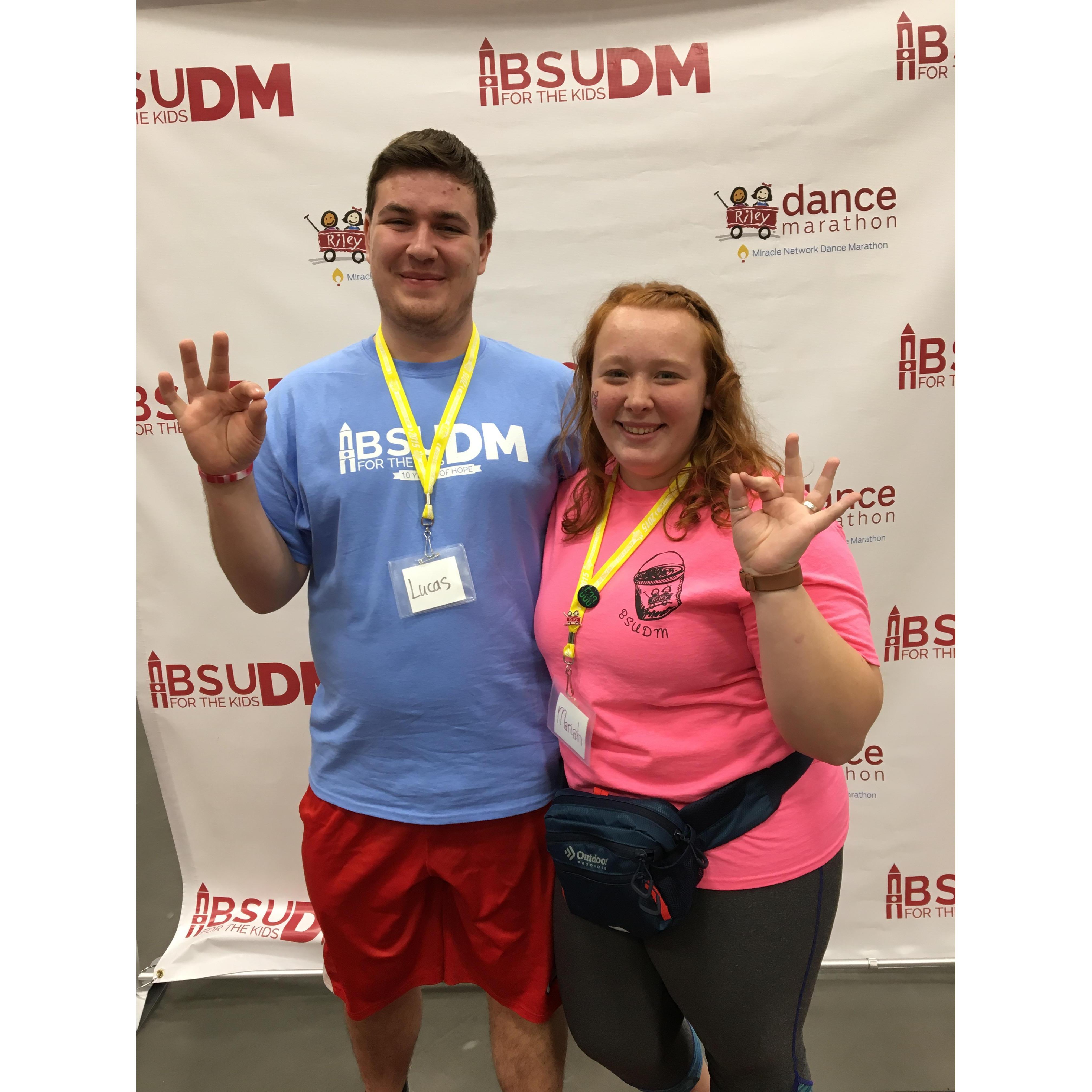 Dance Marathon both at Ball State and University of Dayton were huge parts of our college experiences.  FTK forever <3