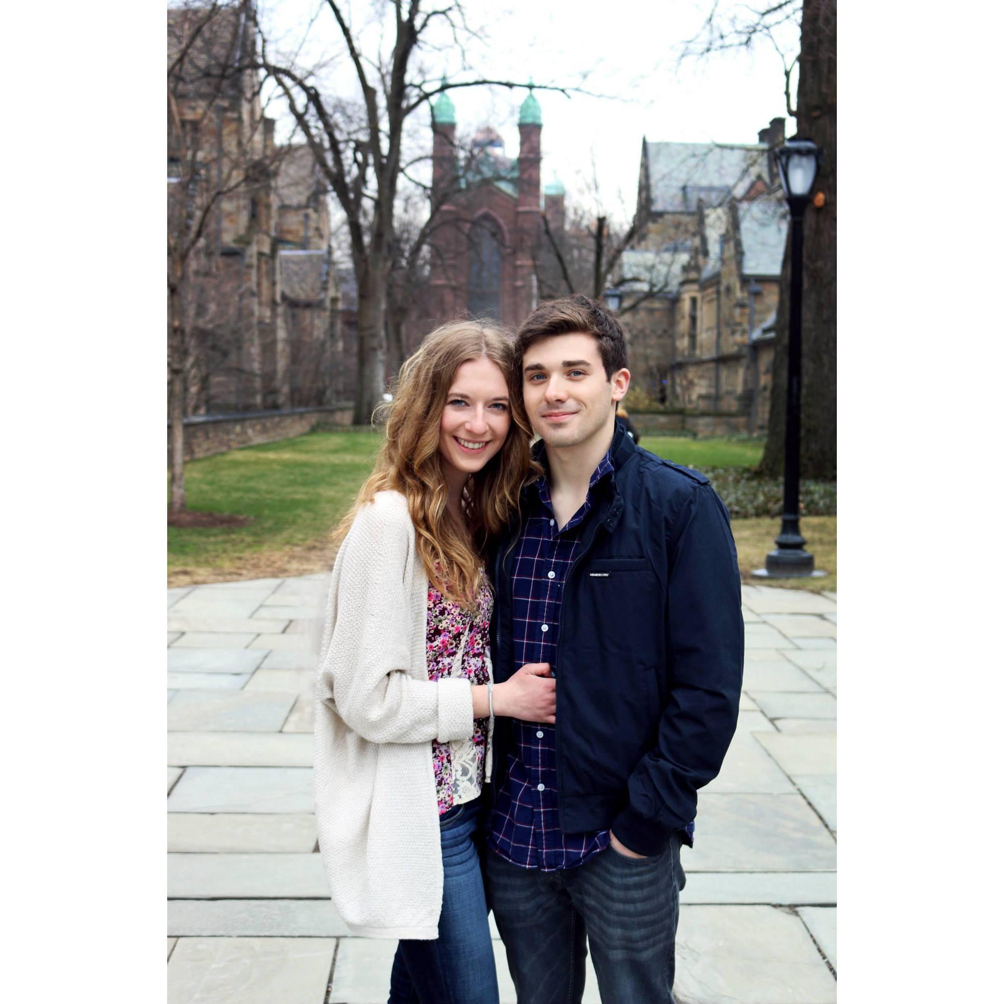 Savanna's first time visiting New Haven, CT – April 2015