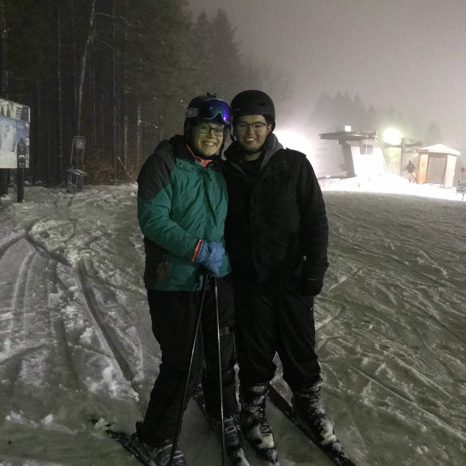 December 2021
Teaching Dan to ski