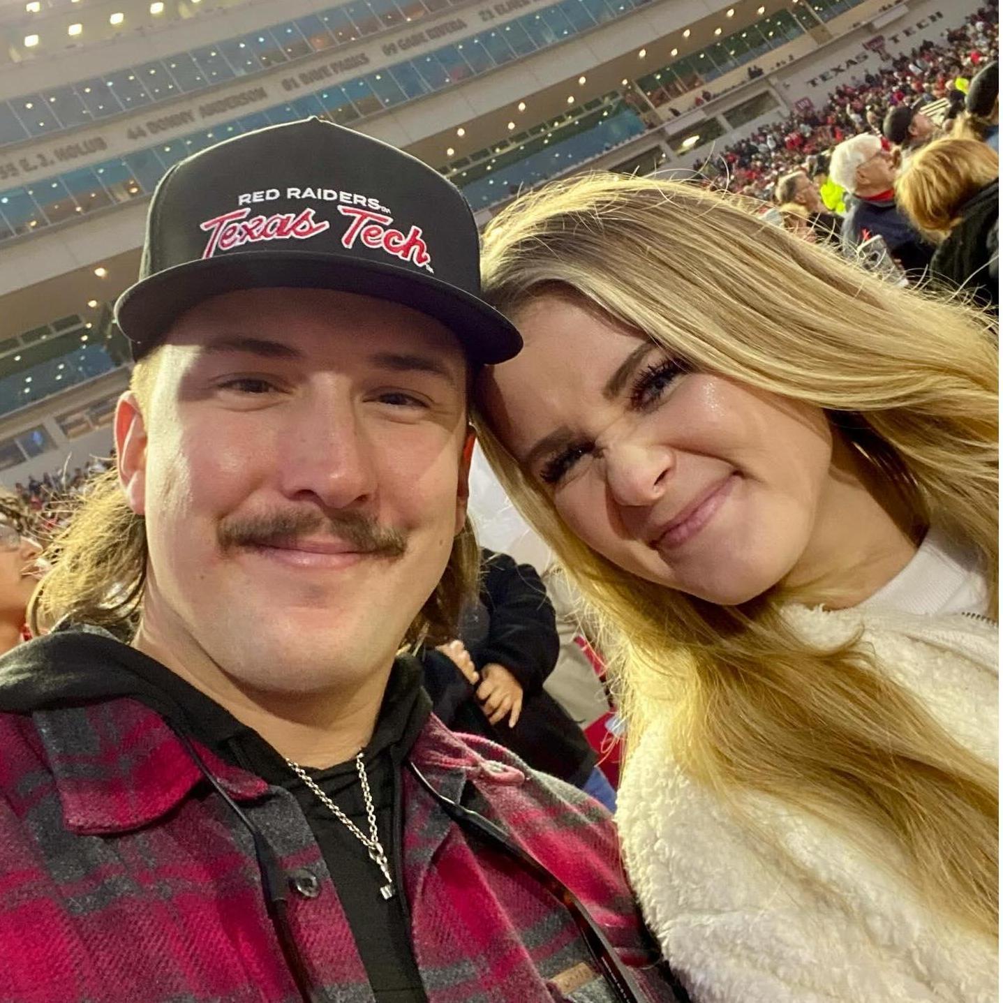 Sams first Texas Tech Football game!!