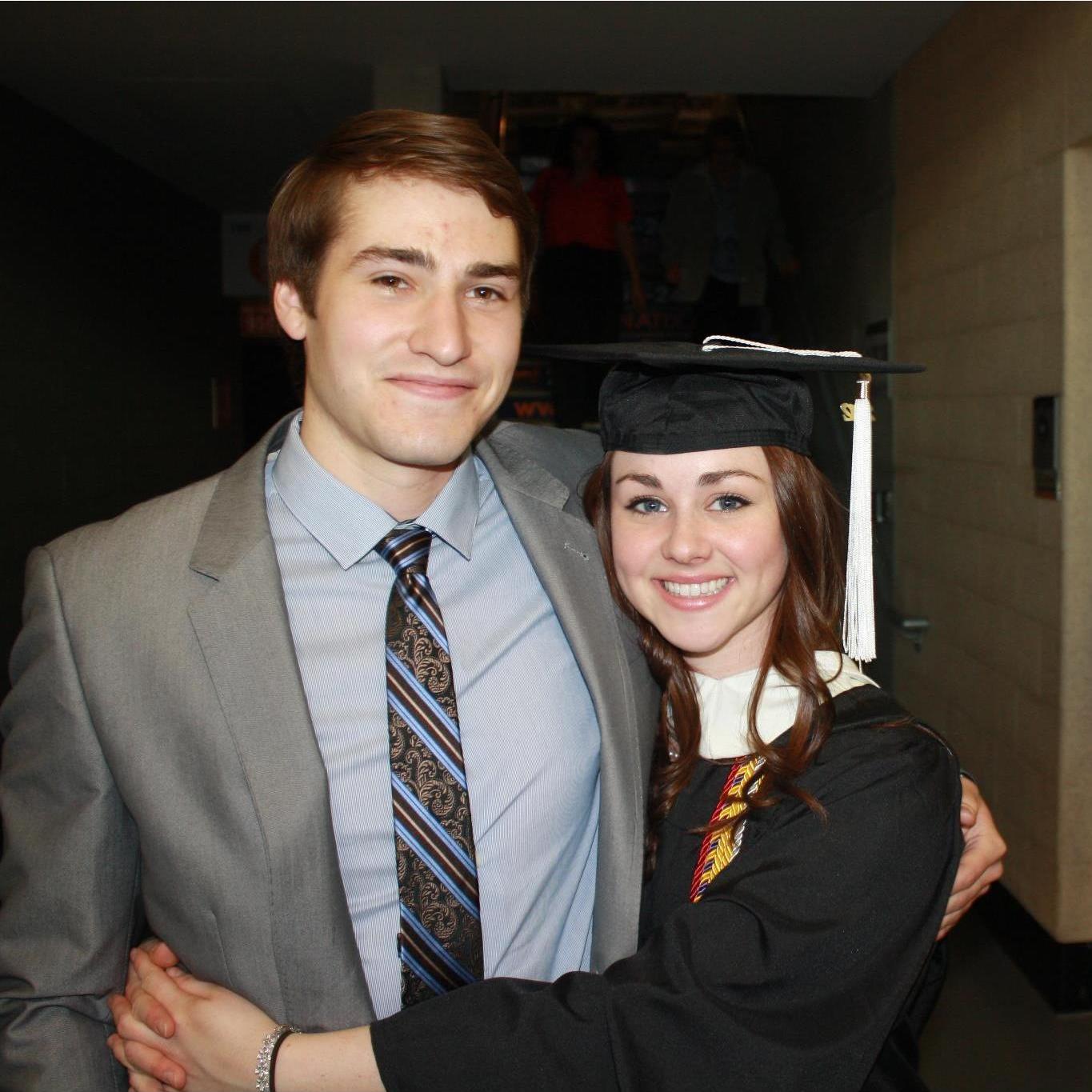 Emily's college graduation. May 2012.