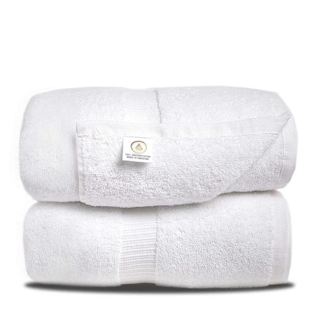 Zenith Luxury Bath Sheets - (2 Piece) Oversized Bath Towels, Bath Sheets 40 X 70, Bath Towels Extra Large, 600 GSM, XL Bath Towels,100% Cotton, Bath Towels Clearance Prime