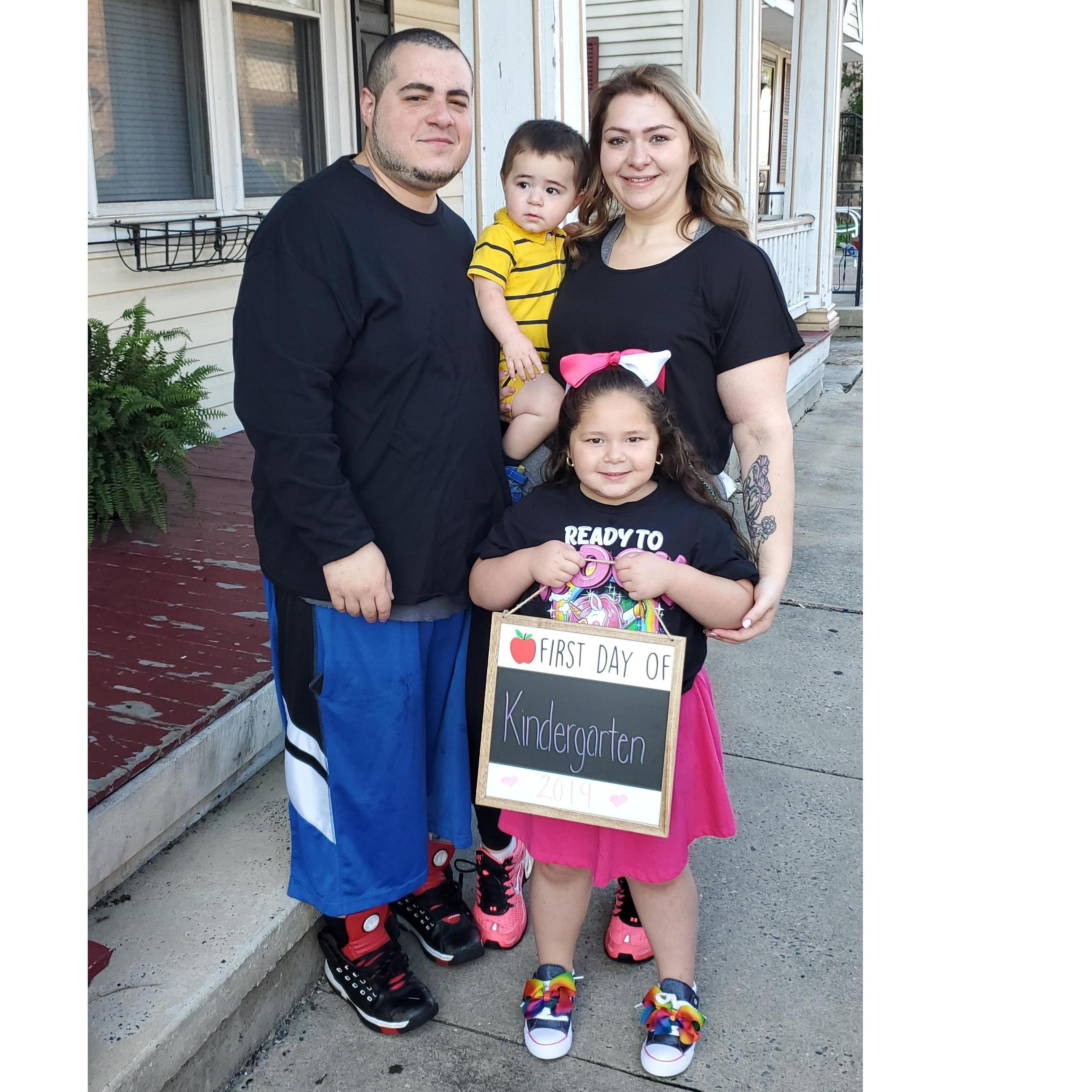 Our Girl's First Day of Kindergarten