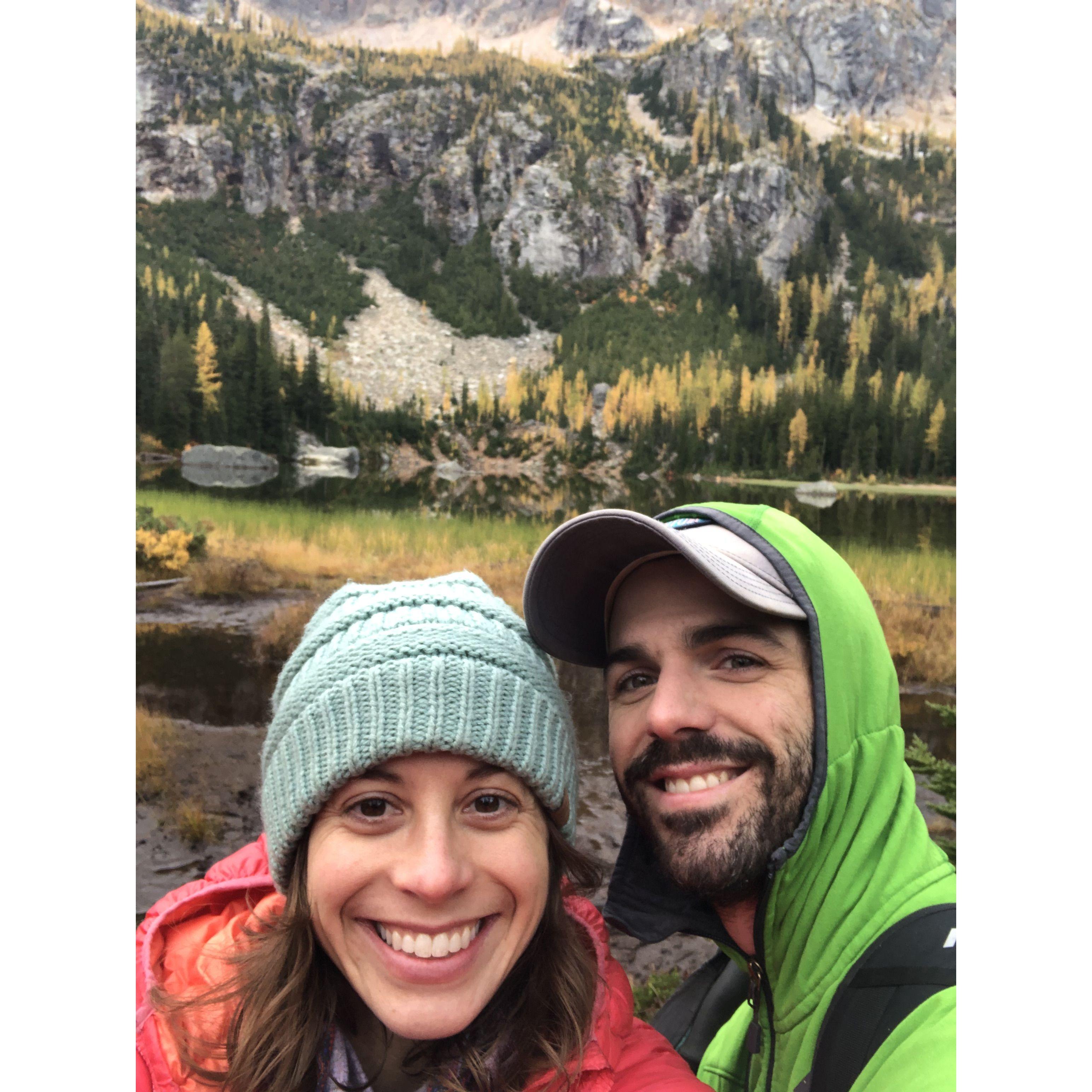 Larch hiking in Washington Pass