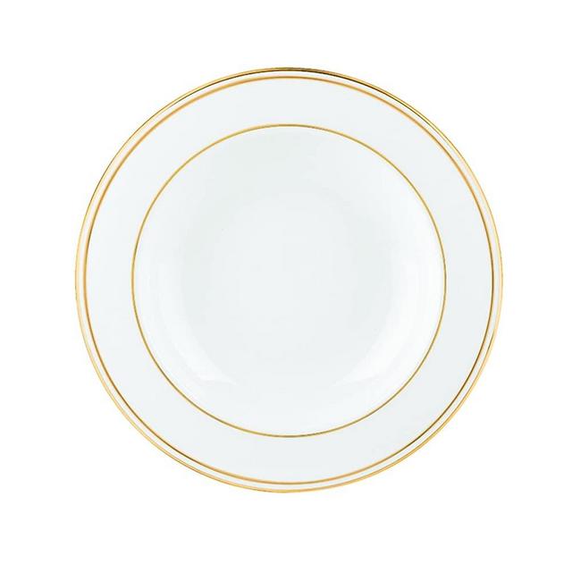 Lenox Federal Gold Rimmed Bowl, Pasta/Soup, White