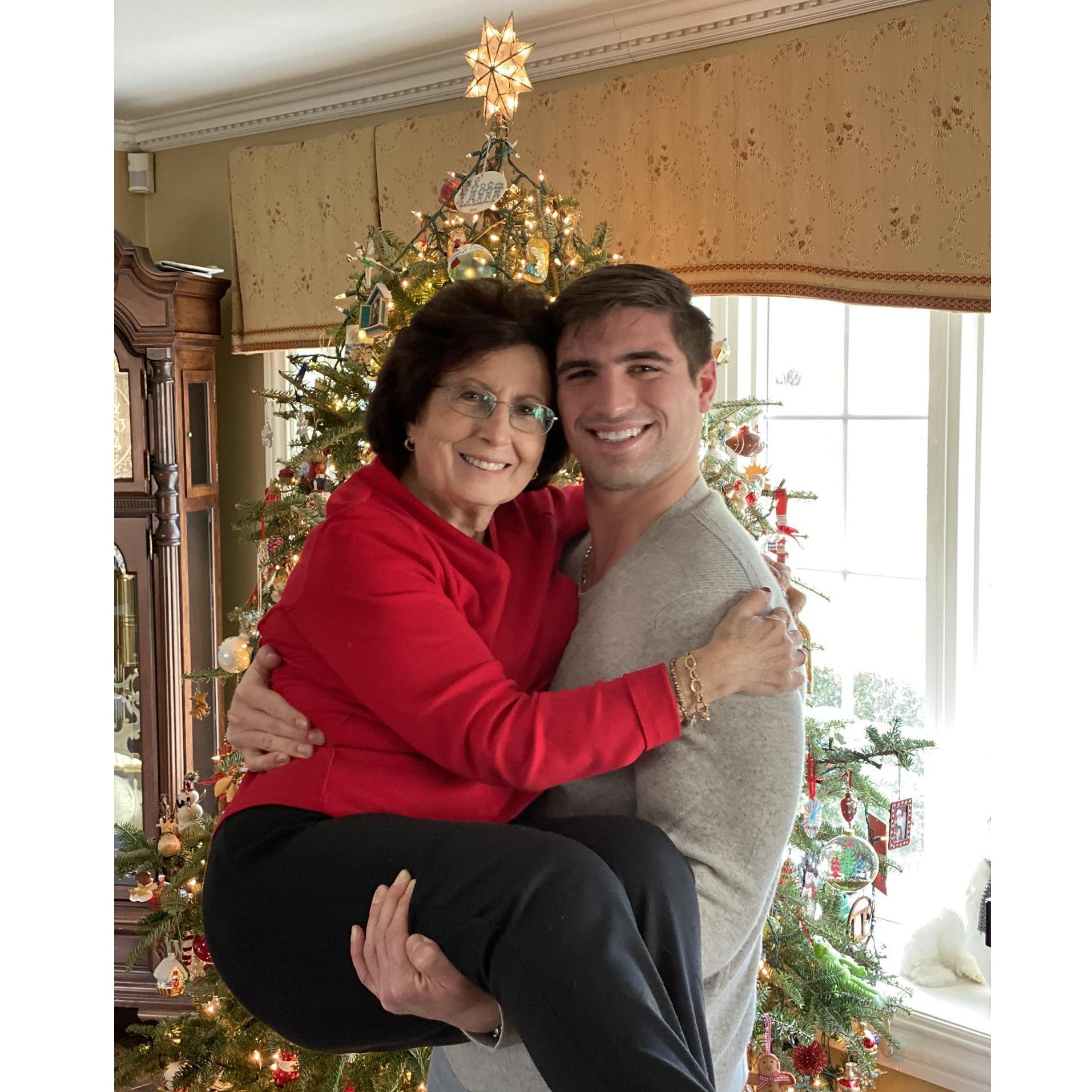 Zack & grandma (Christmas 2019)