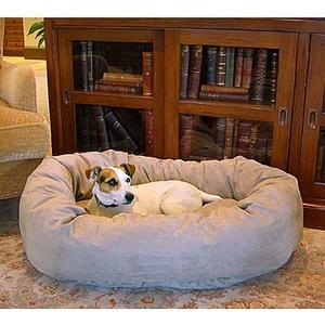 Majestic Pet Bagel Dog Bed - Stone - X-Large - 52"