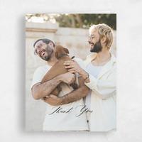 Black Wedding Thank You - Kenai Photo