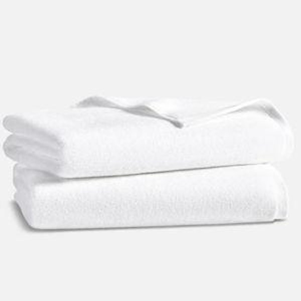 Plush Turkish Cotton Bath Towels | White