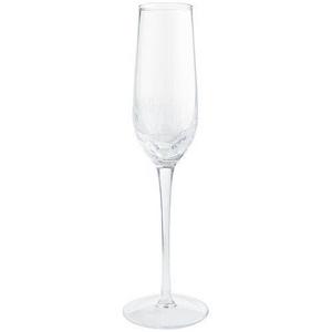 Crackle Collection- Champagne Flute