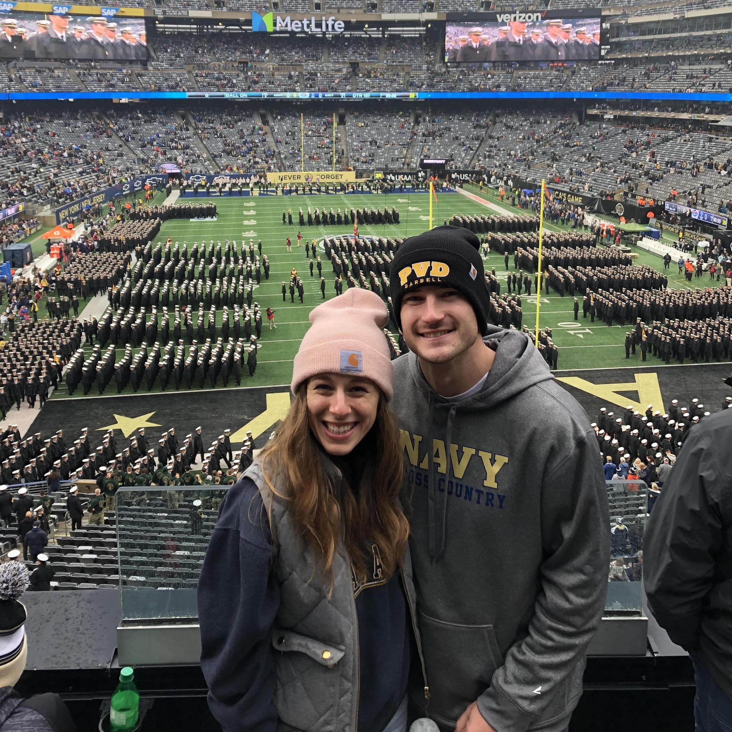 Go Navy! Both of Adam's grandfathers were members of the Navy along with my brother who is actively serving.