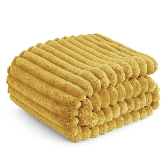 Bedsure Honey Fleece Blanket for Couch - Super Soft Cozy Blankets for Women, Cute Small Blanket for Girls, 50x60 Inches