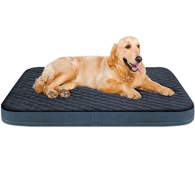 Large Dog Beds Orthopedic Foam Jumbo Dog Bed Scratch Resistant Dog Cats Sleeping Mattress Washable Non Slip Pet Beds with Removable Cover, for Pets 50 to 150 Lbs