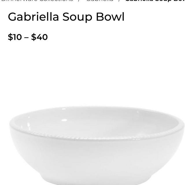 Gabriella Soup Bowl