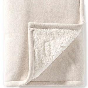 L.L.Bean 1912 Sweatshirt & Sherpa Throw, Oatmeal Heather