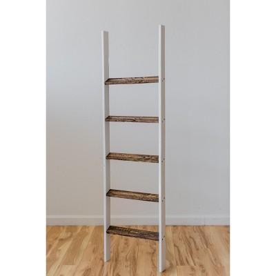 Decorative Ladder - White / Brown - Lana & Laura