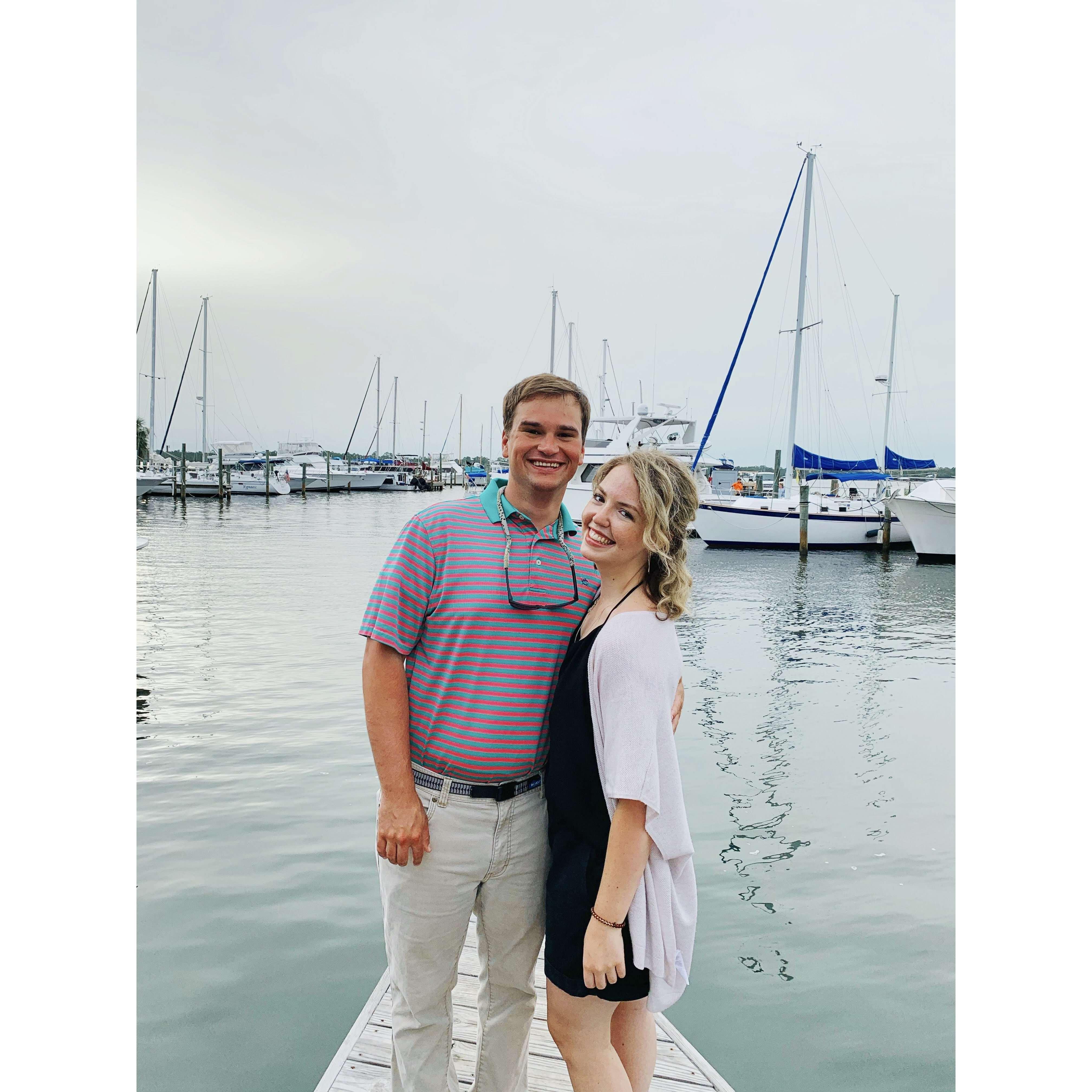 Allison joined the Byrds at Gulf Shores for vacation during summer 2020. It "shore" was a good time.
