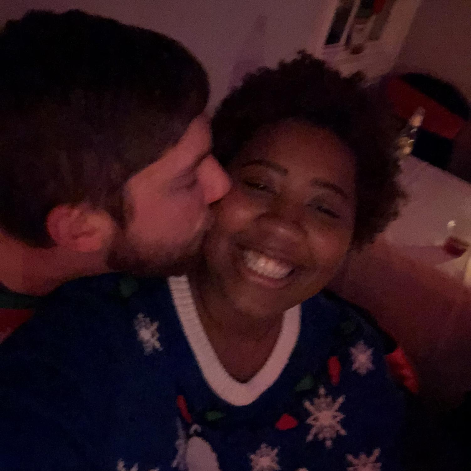 At a holiday party in NJ.