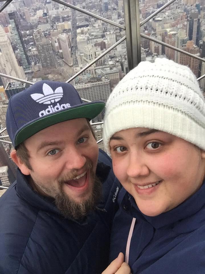 NYC 2018 Empire State Building! So we went there first that day and brought our steak tip darts with us because we were going to play later one, lets just say medal detectors and sharp pointy objects!