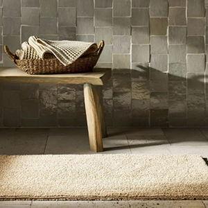 Organic Melange Reversible Bath Rug - Casaluna™ - Natural