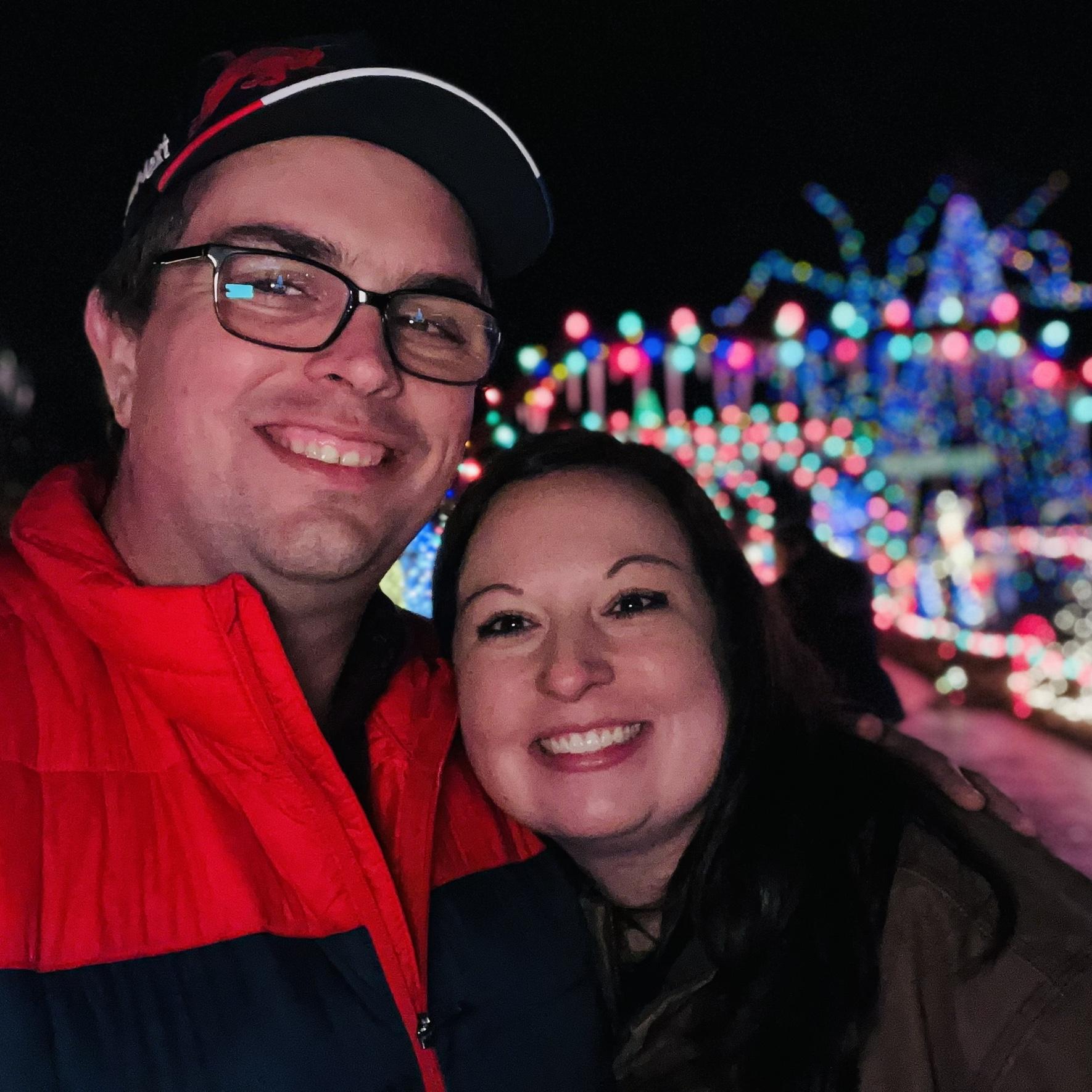 Enjoying Christmas Lights!