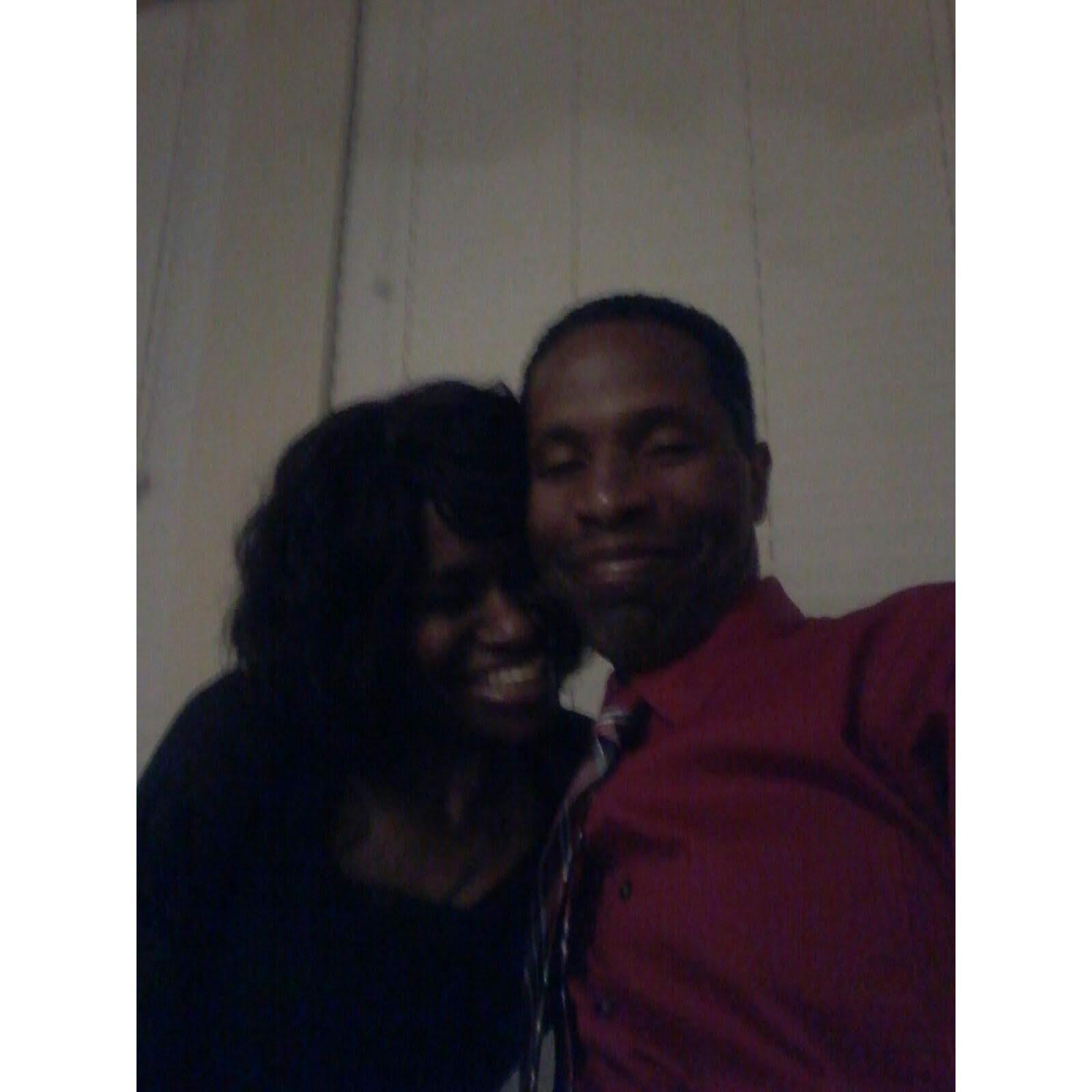 Our first Valentine's Day together.