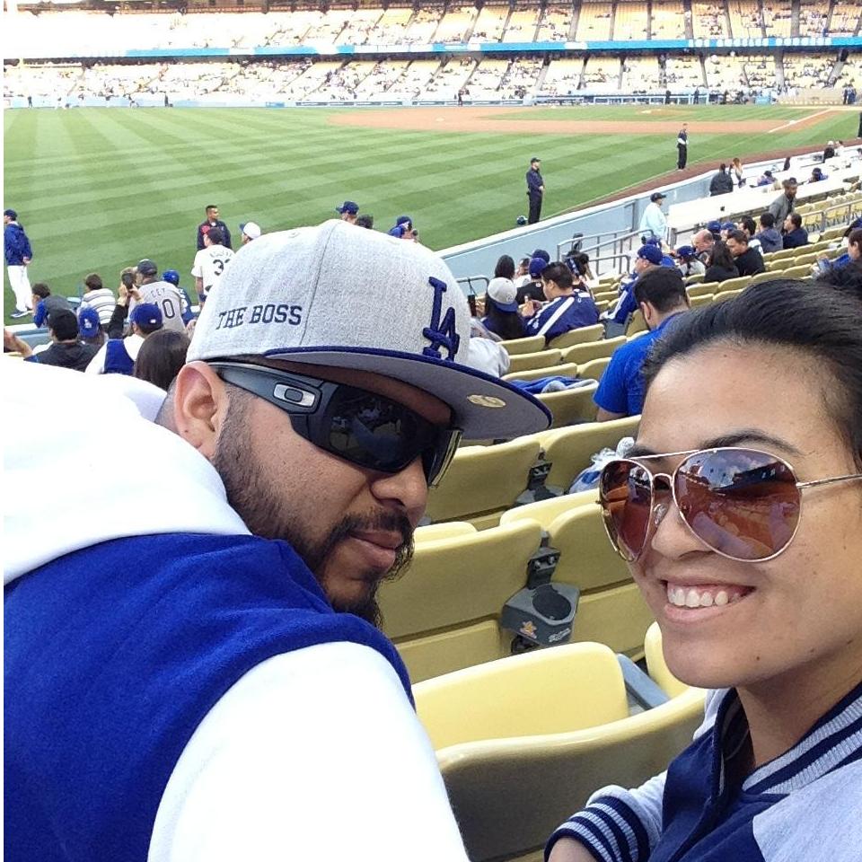First Dodger Game together
We almost won!